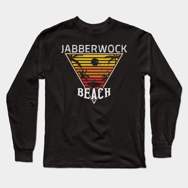 Beach happiness in Jabberwock Long Sleeve T-Shirt by ArtMomentum